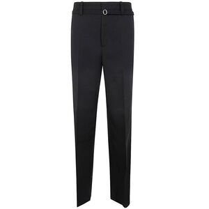 JIL SANDER Tailored Trousers with Integrated Belt Men BLACK Pants